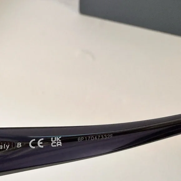 💯- New- Authentic Prada PR18WV 08Q101 Eyeglasses Dark Blue Crystal Cat E…